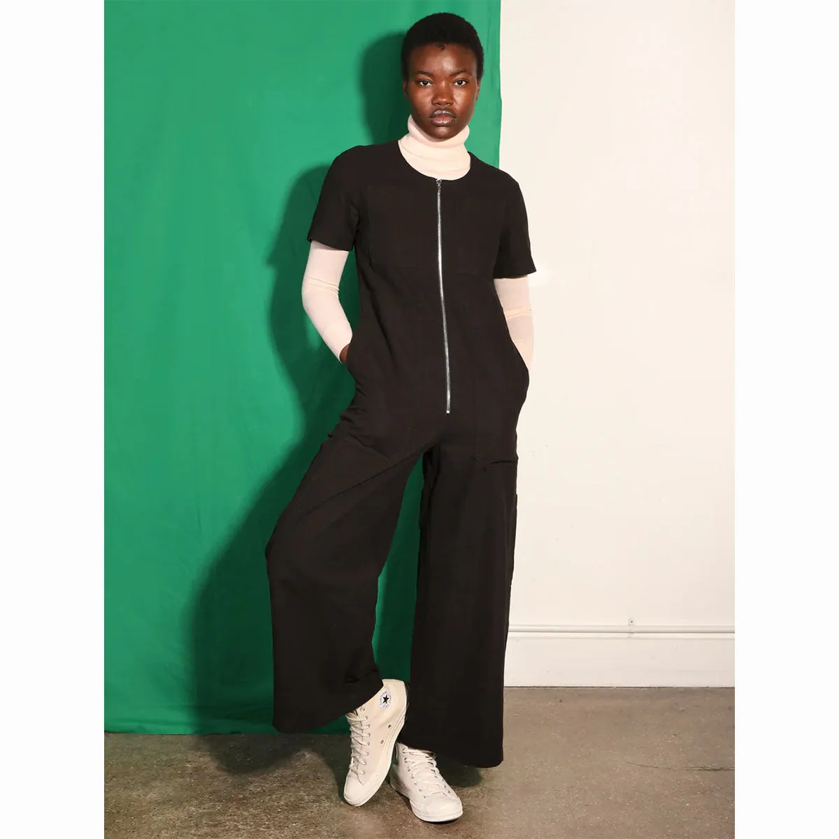 L.F.Markey Felix Boilersuit Black