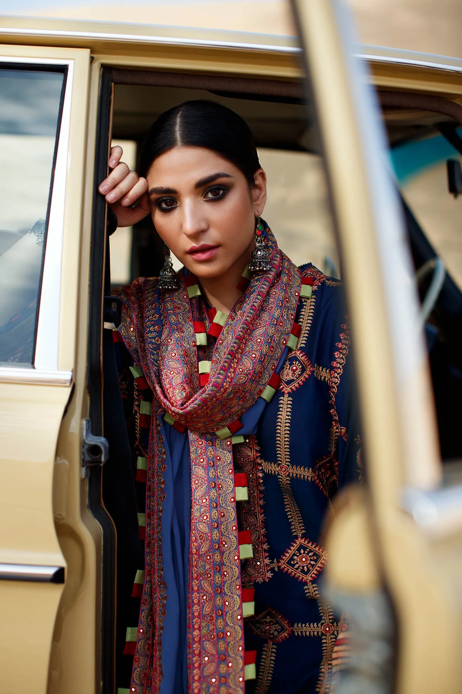 LINA (ZL22-13 B) | Zaha Summer Lawn Collection 2022 | Unstitched Embroidered Lawn Suits