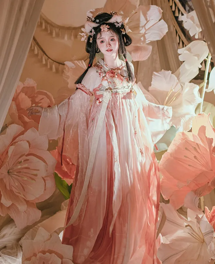 Lotus Embroidered Hanfu UB98176