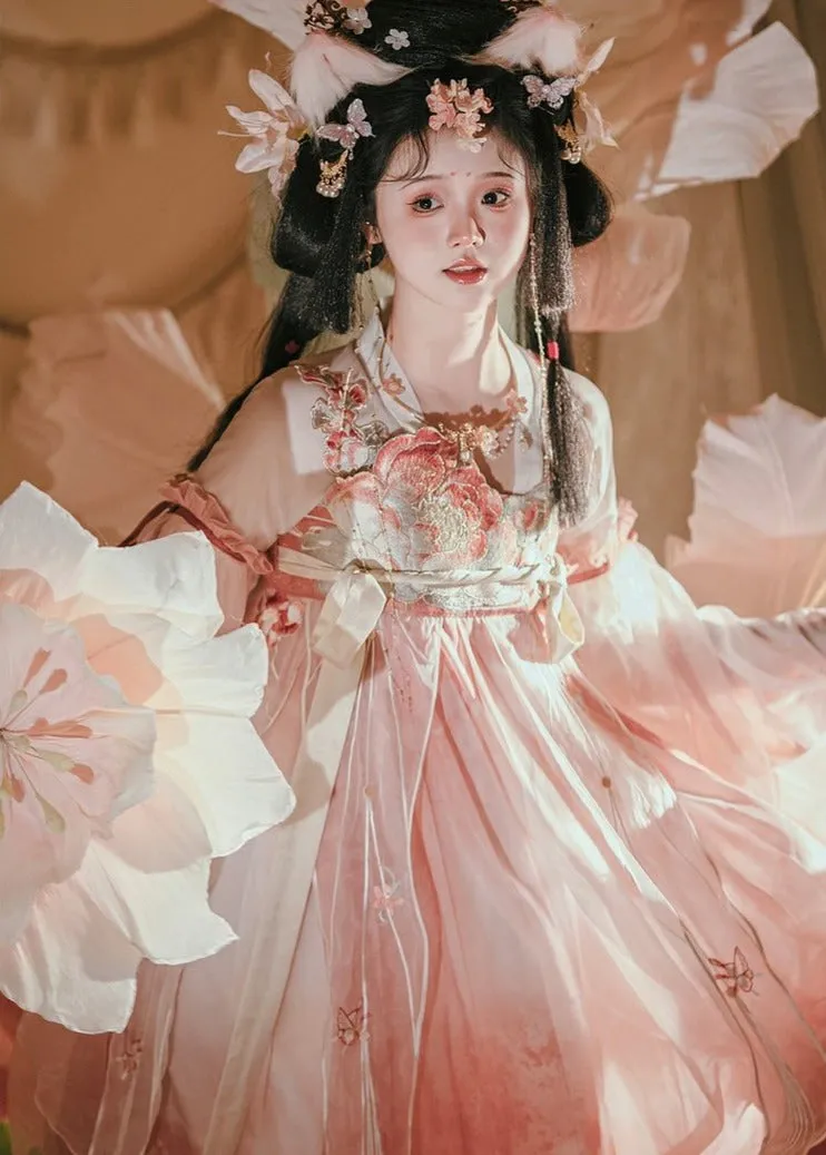 Lotus Embroidered Hanfu UB98176