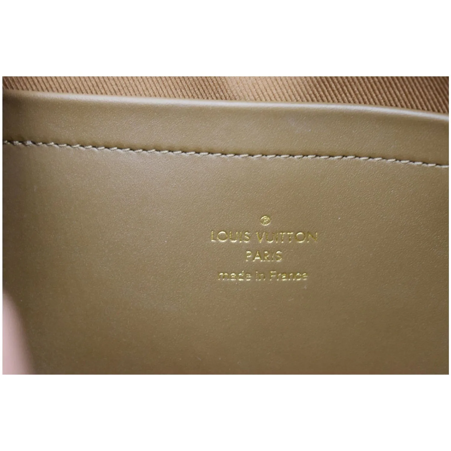 LOUIS VUITTON Utility Monogram Canvas Crossbody Bag Brown