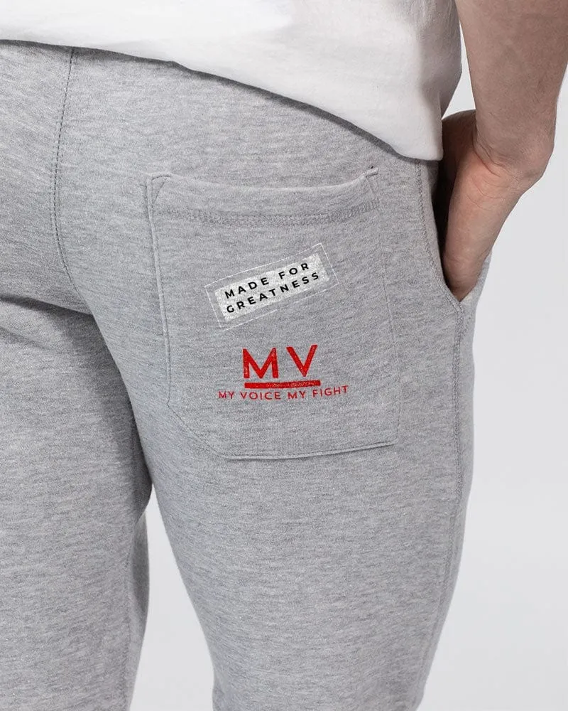 Made For Greatness Unisex Grey Fleece Joggers
