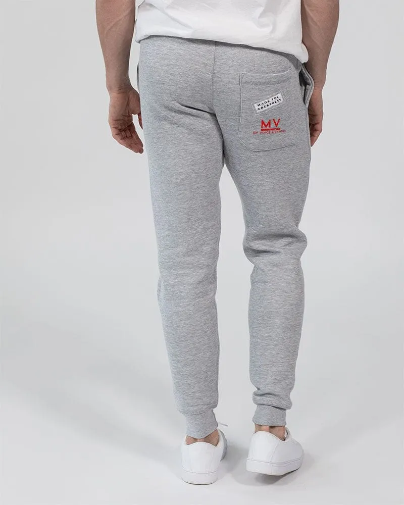 Made For Greatness Unisex Grey Fleece Joggers