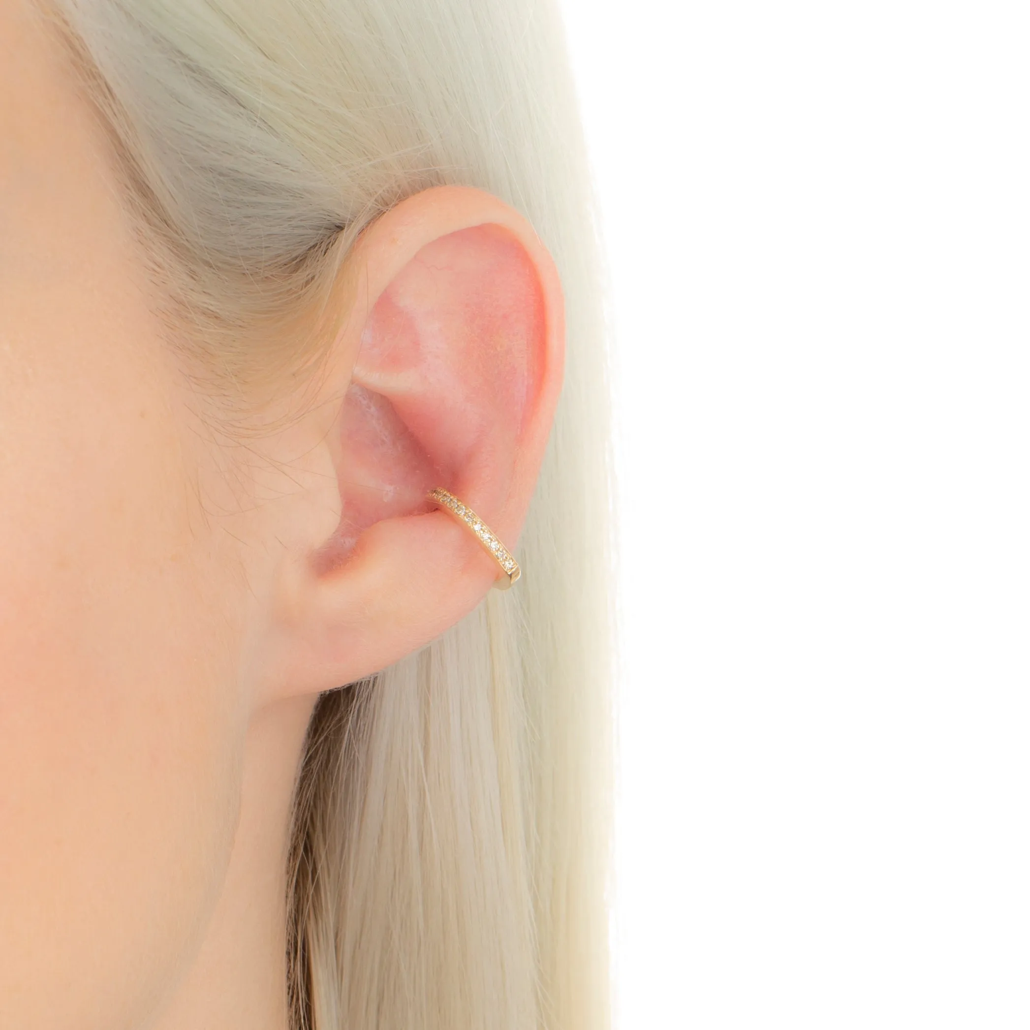 MANHATTAN Diamond Ear Cuff Small size