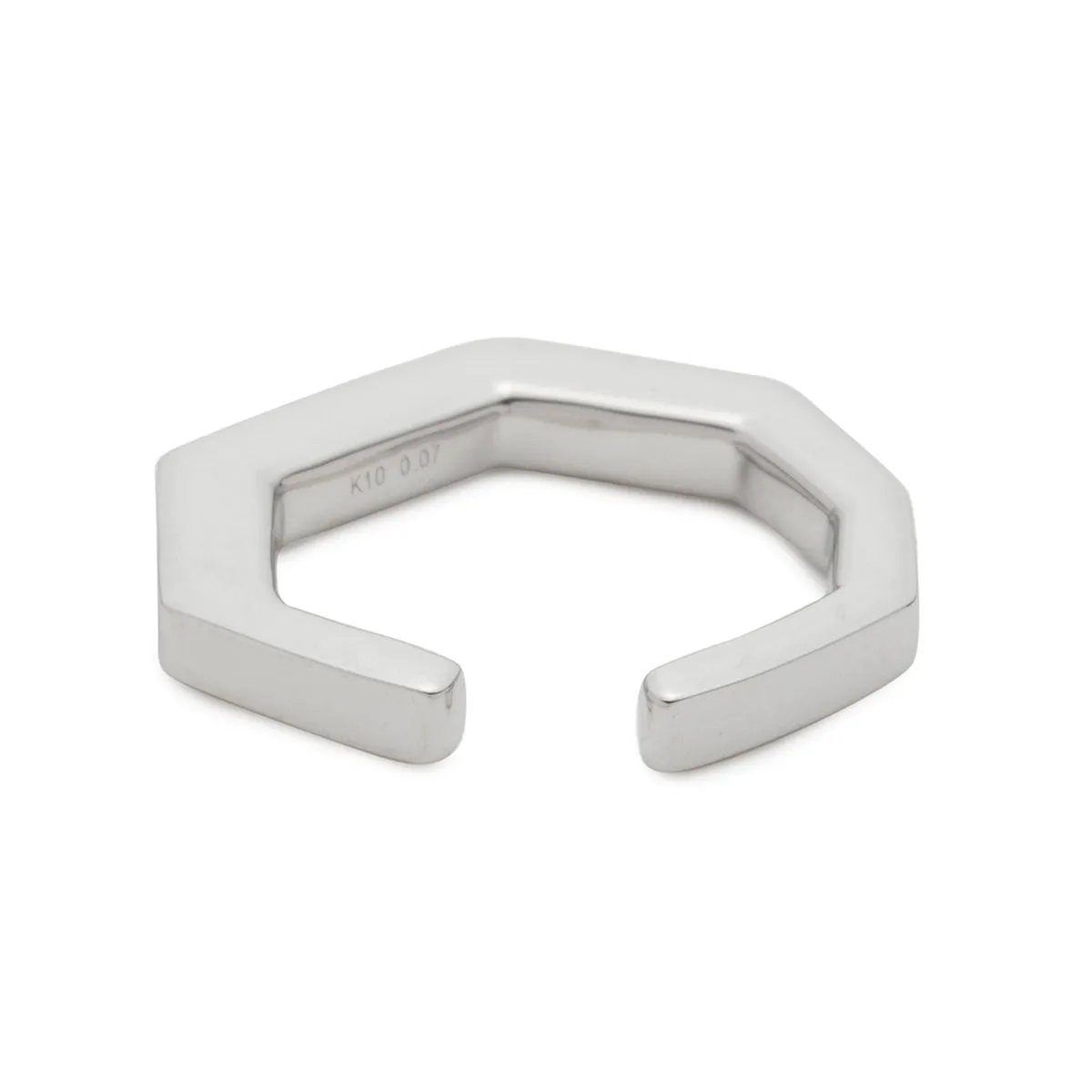 MANHATTAN Octagon Diamond Ear Cuff Small size