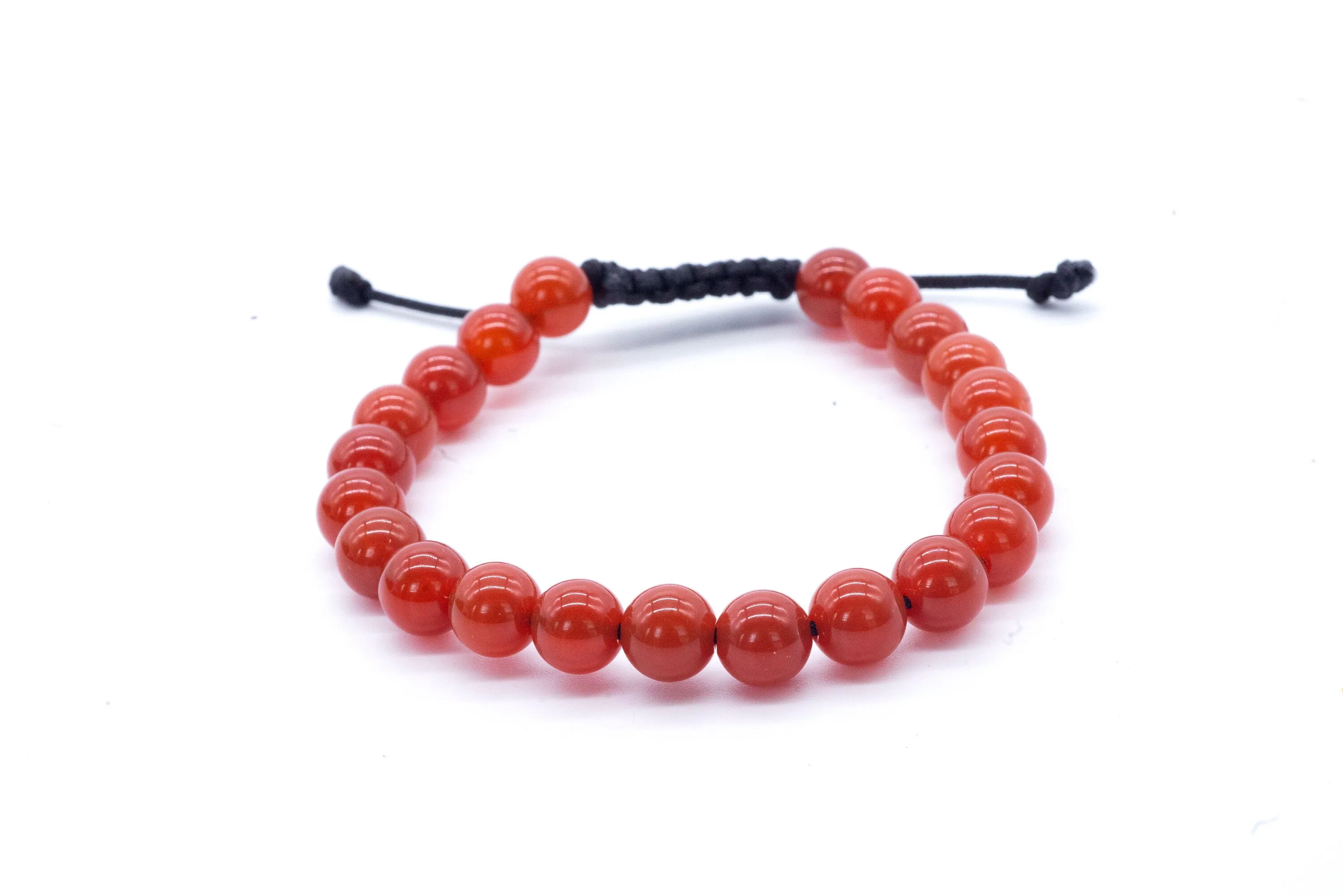 Men's Carnelian Corded Bracelet