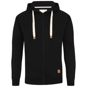 Men's Full Zip Fleece Hoodie - Black