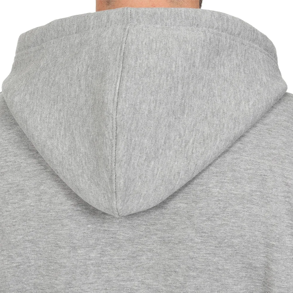 Men's Full Zip Fleece Hoodie - Black