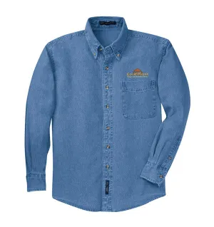 Men's Long Sleeve Denim Shirt