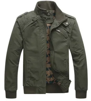 Men's Military Fashion Jacket Up To 4XL