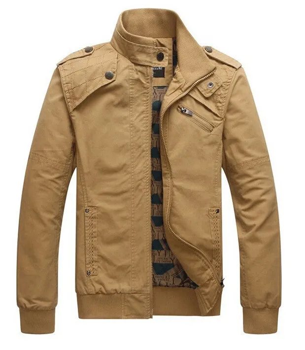 Men's Military Fashion Jacket Up To 4XL