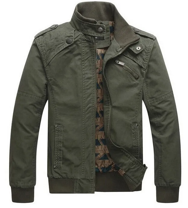 Men's Military Fashion Jacket Up To 4XL