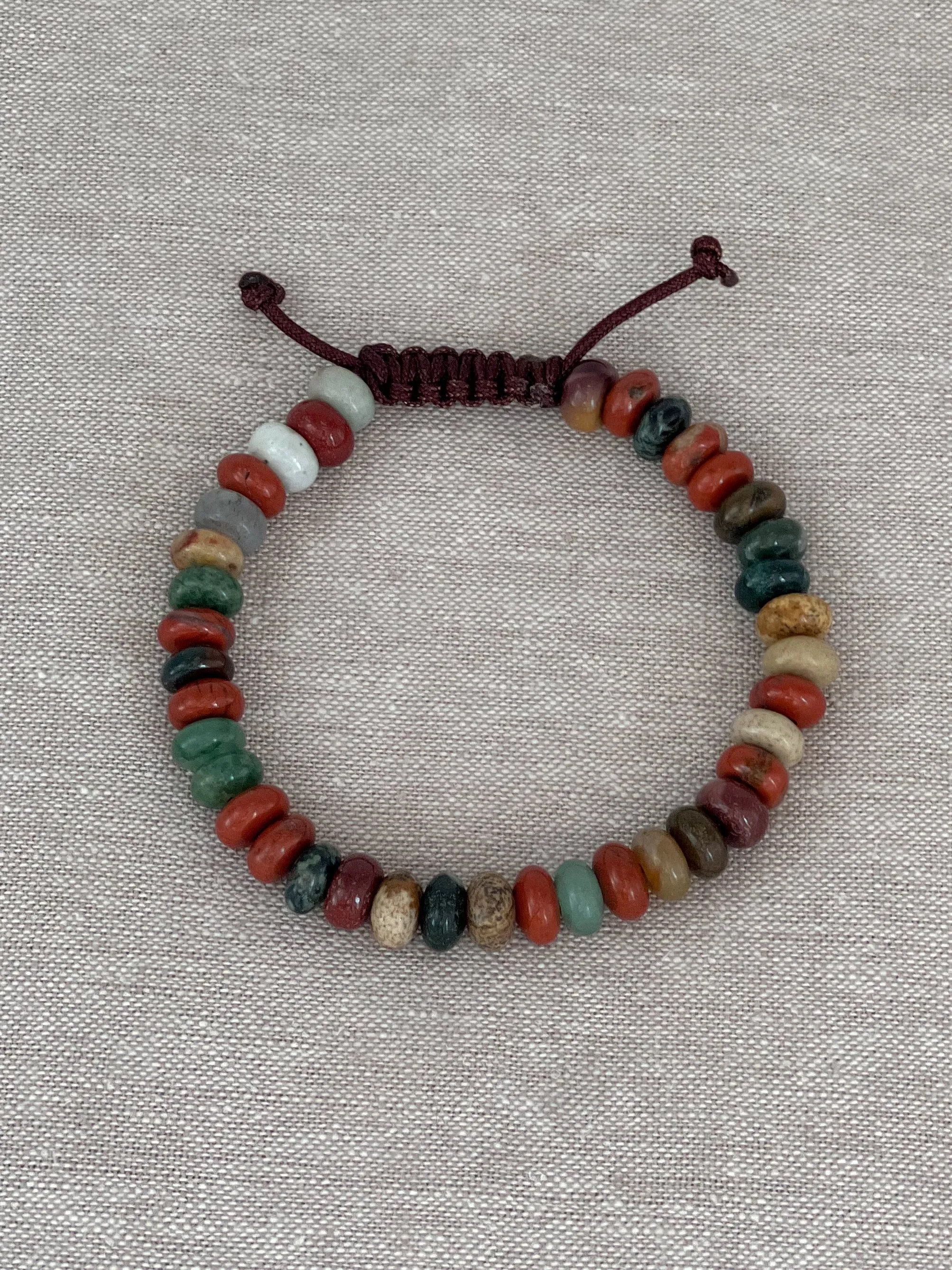 Men's Mixed Gemstone Bracelet
