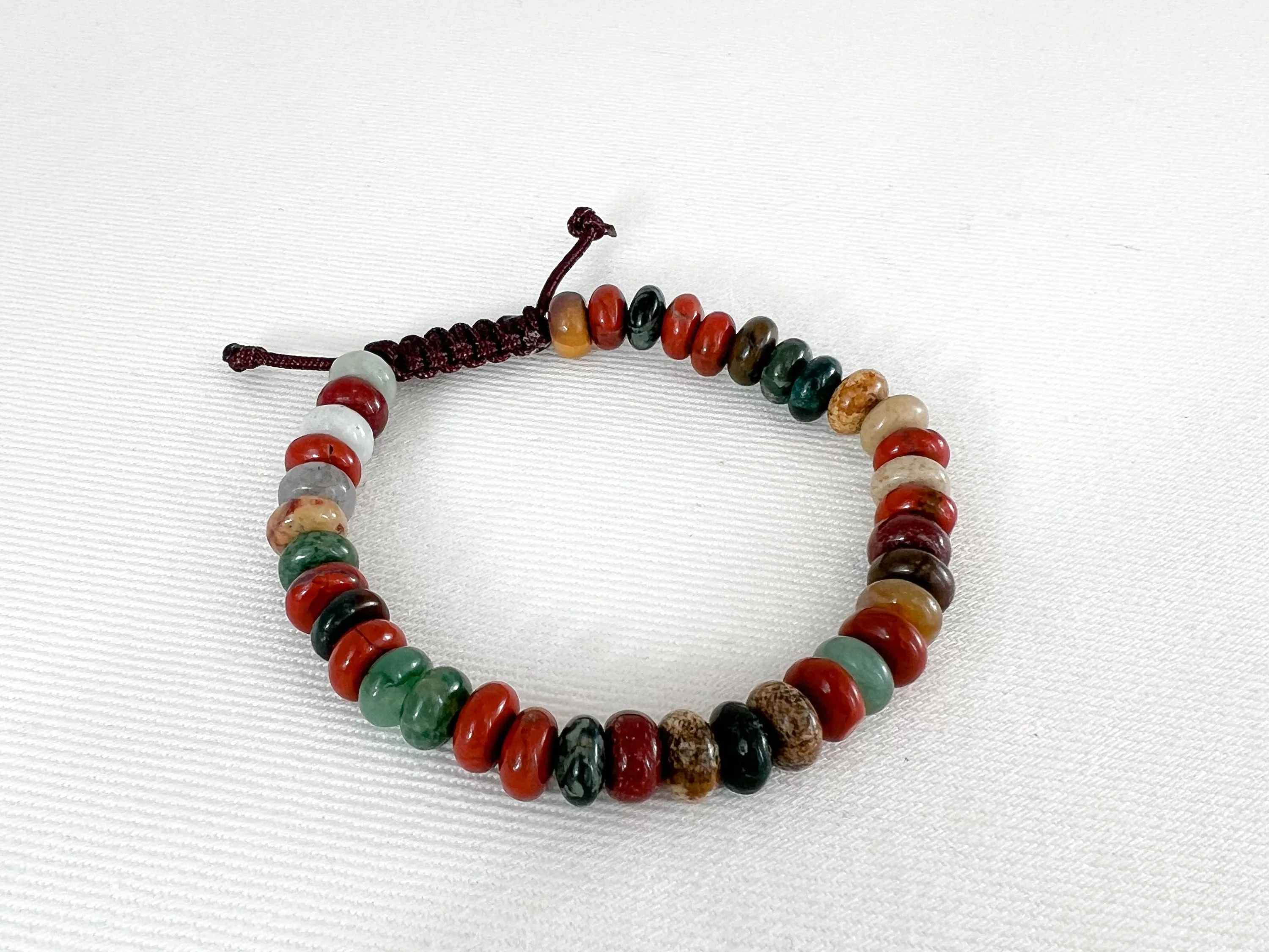 Men's Mixed Gemstone Bracelet