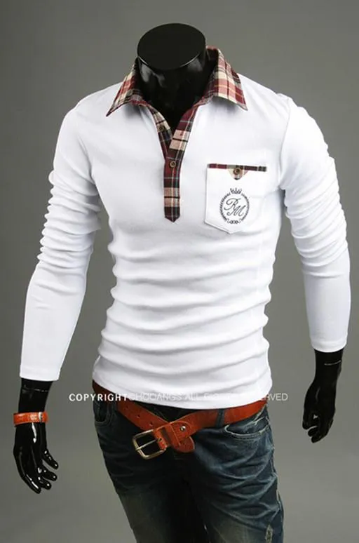 Men's Plaid Polo