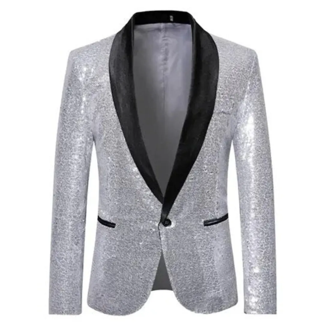 Men's Sequin Party Blazer Coat | Formal