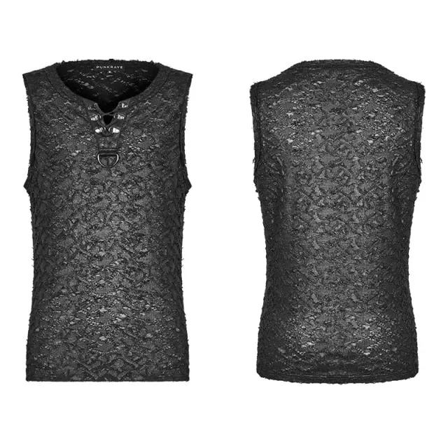 Men's Sleeveless Punk Streetwear Tank Top