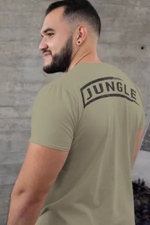 Men's T-Shirt - JUNGLE (Made In USA) Military Green