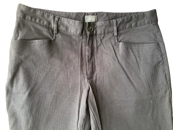 Mexx Black Pinstripe Black Dress Pants