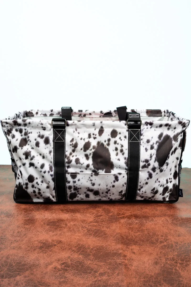 Moo York Minute Collapsible Haul-It-All Basket with Mesh Pockets