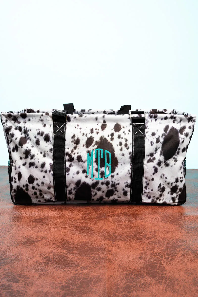 Moo York Minute Collapsible Haul-It-All Basket with Mesh Pockets