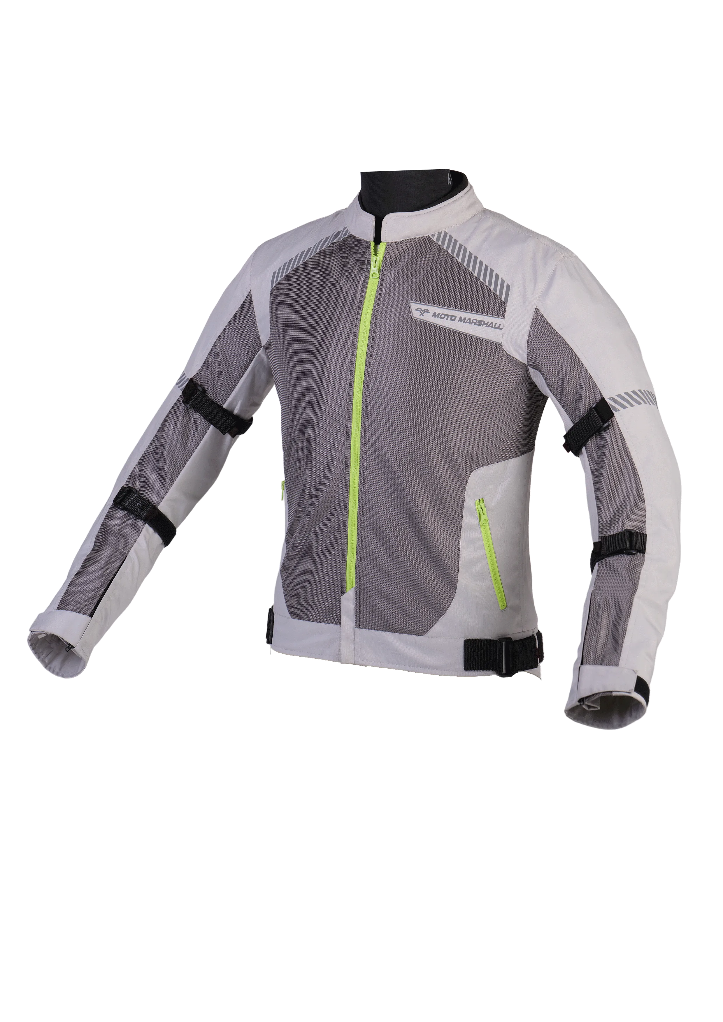 Motomarshall - Valor Grey Neon Mesh Jackets