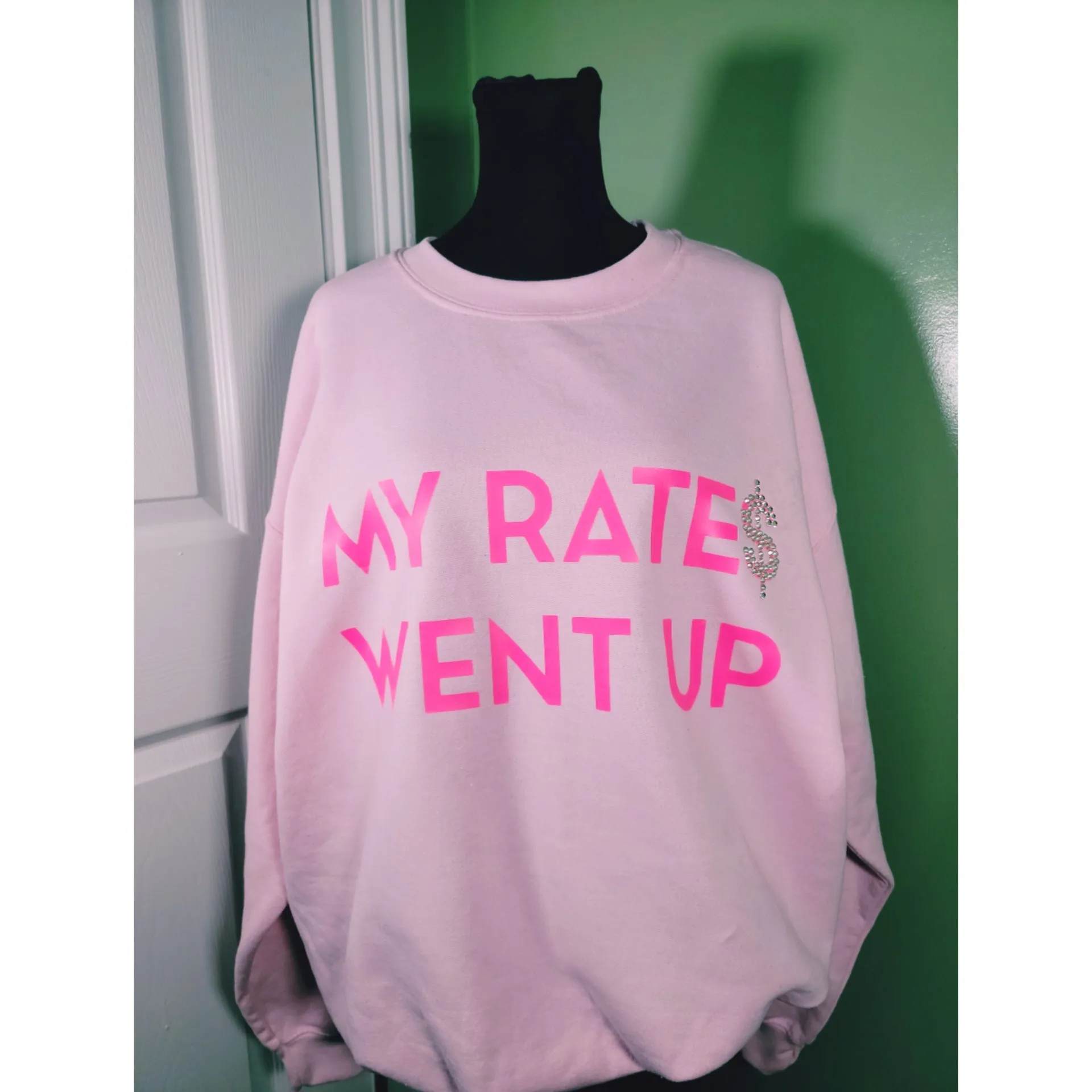 My Rates Went Up Statement Sweatshirt