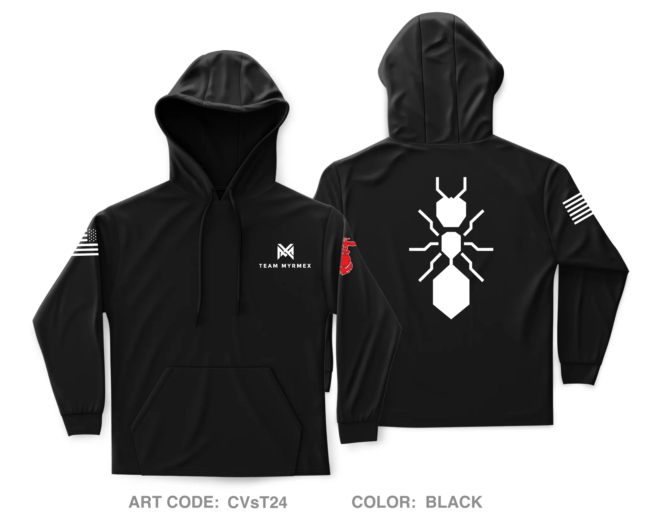 Myrmex Colony Store 1 Core Men's Hooded Performance Sweatshirt - CVsT24