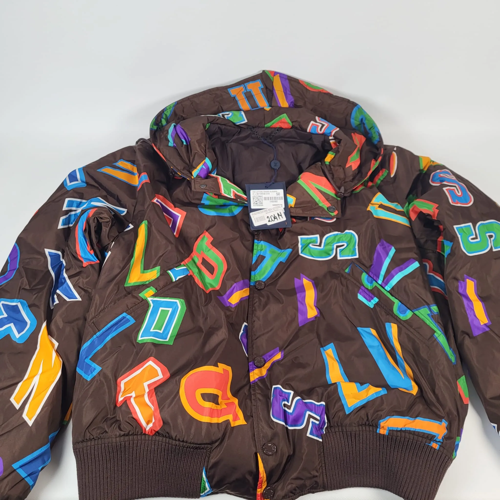 NBA Letters Hooded Blouson