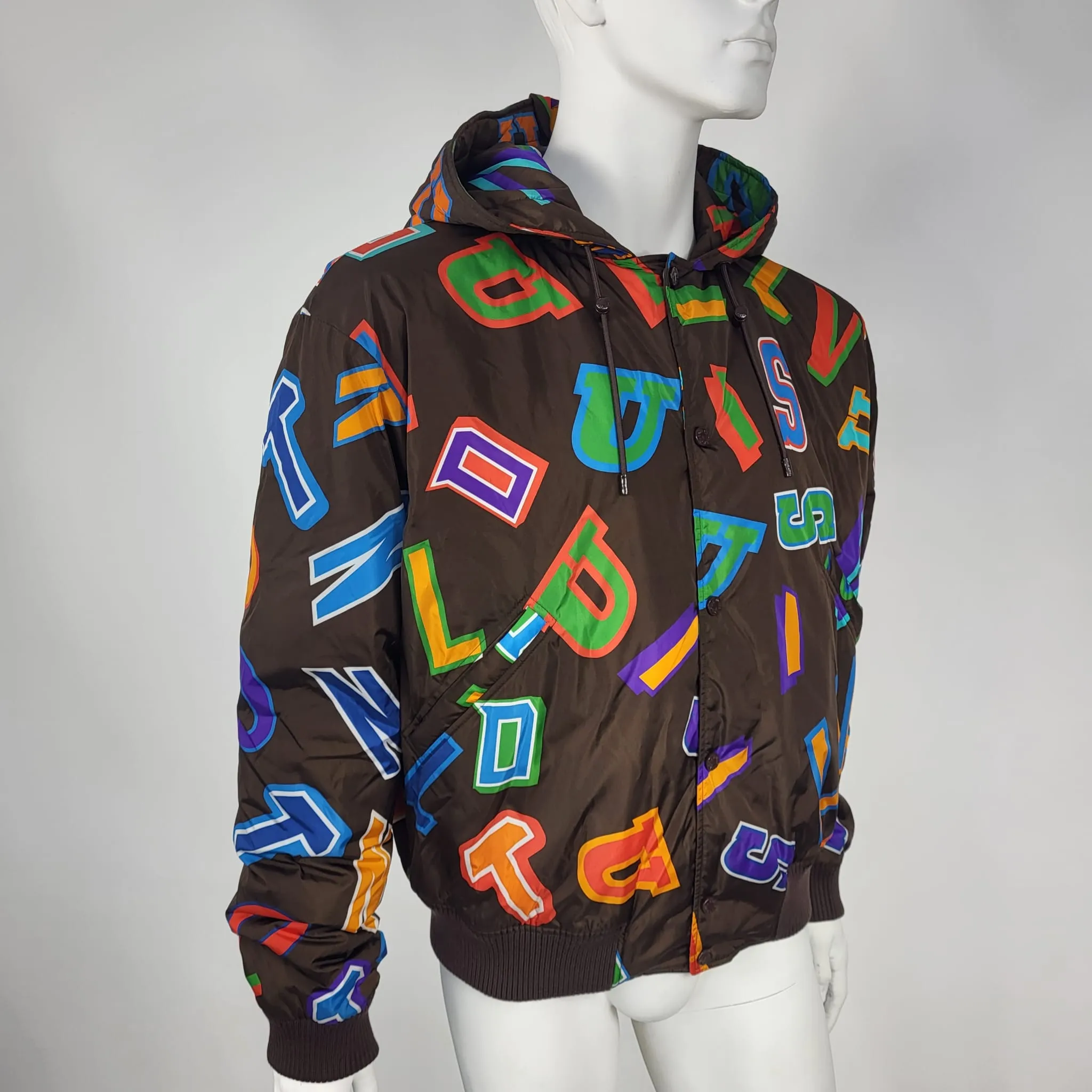 NBA Letters Hooded Blouson