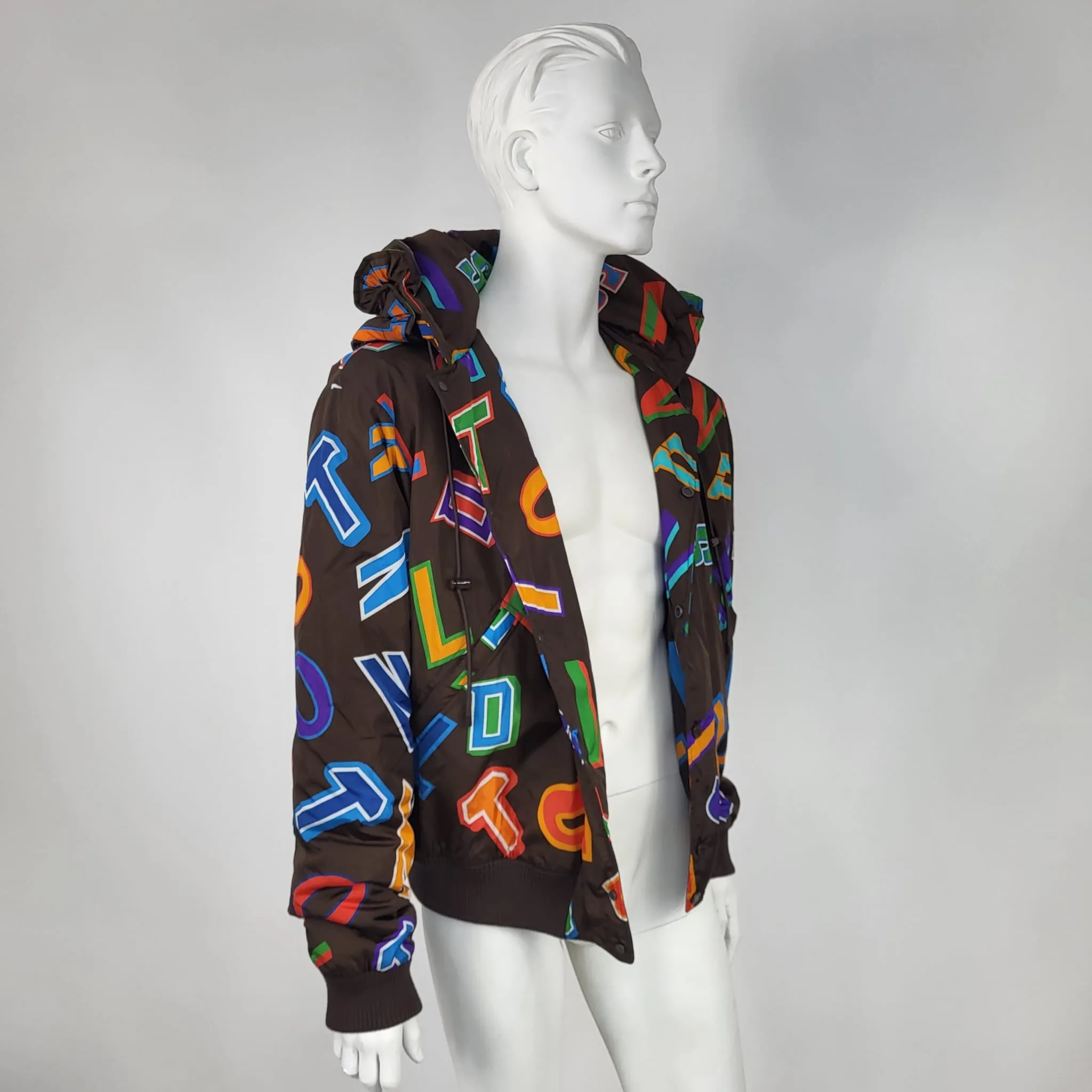 NBA Letters Hooded Blouson