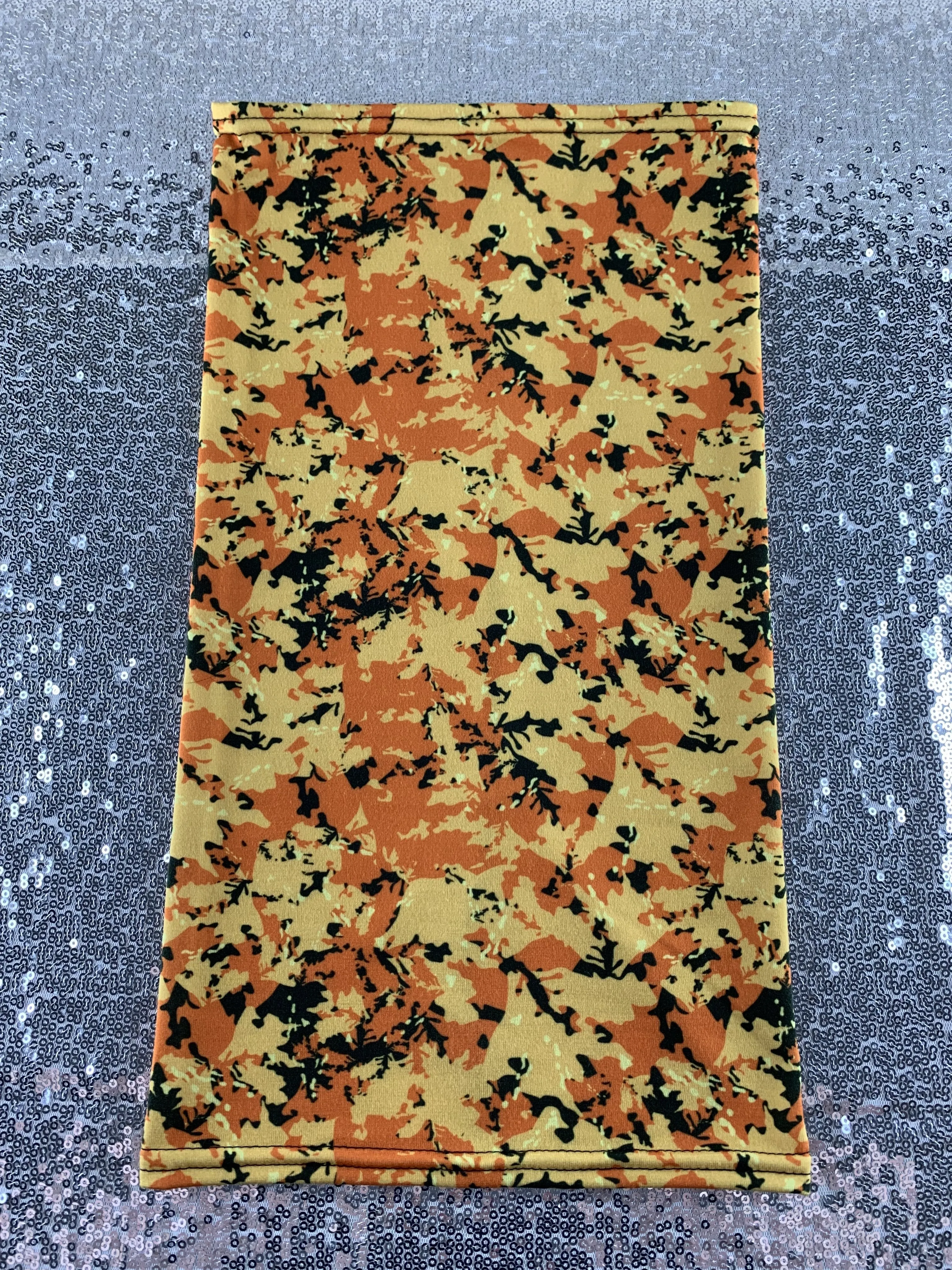 Orange Camo | Neck Gaiter Face Mask Covering | FREE SHIPPING FOR USA 🇺🇸