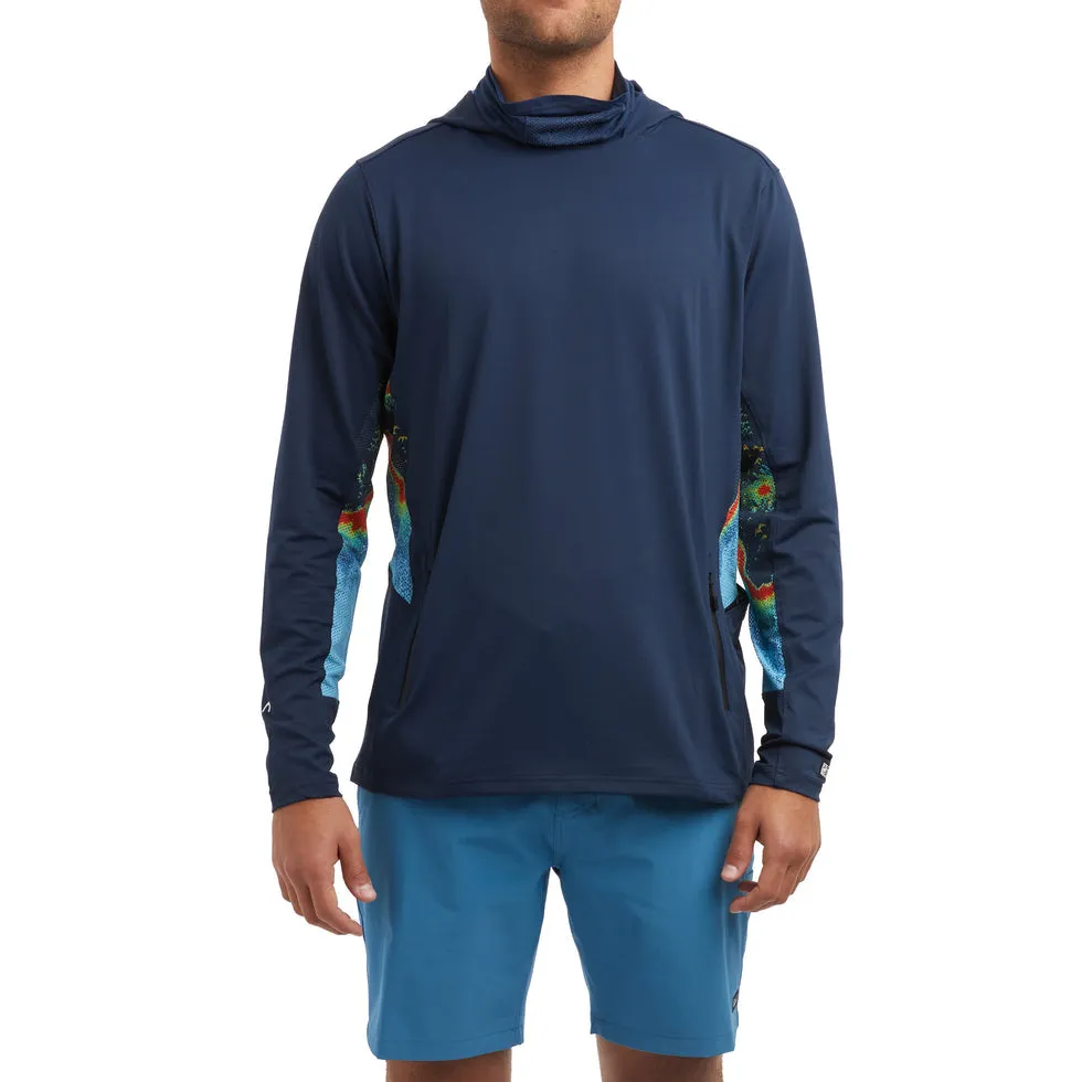 Pelagic Gear - Exo-Tech Hooded Fishing Shirt - Navy