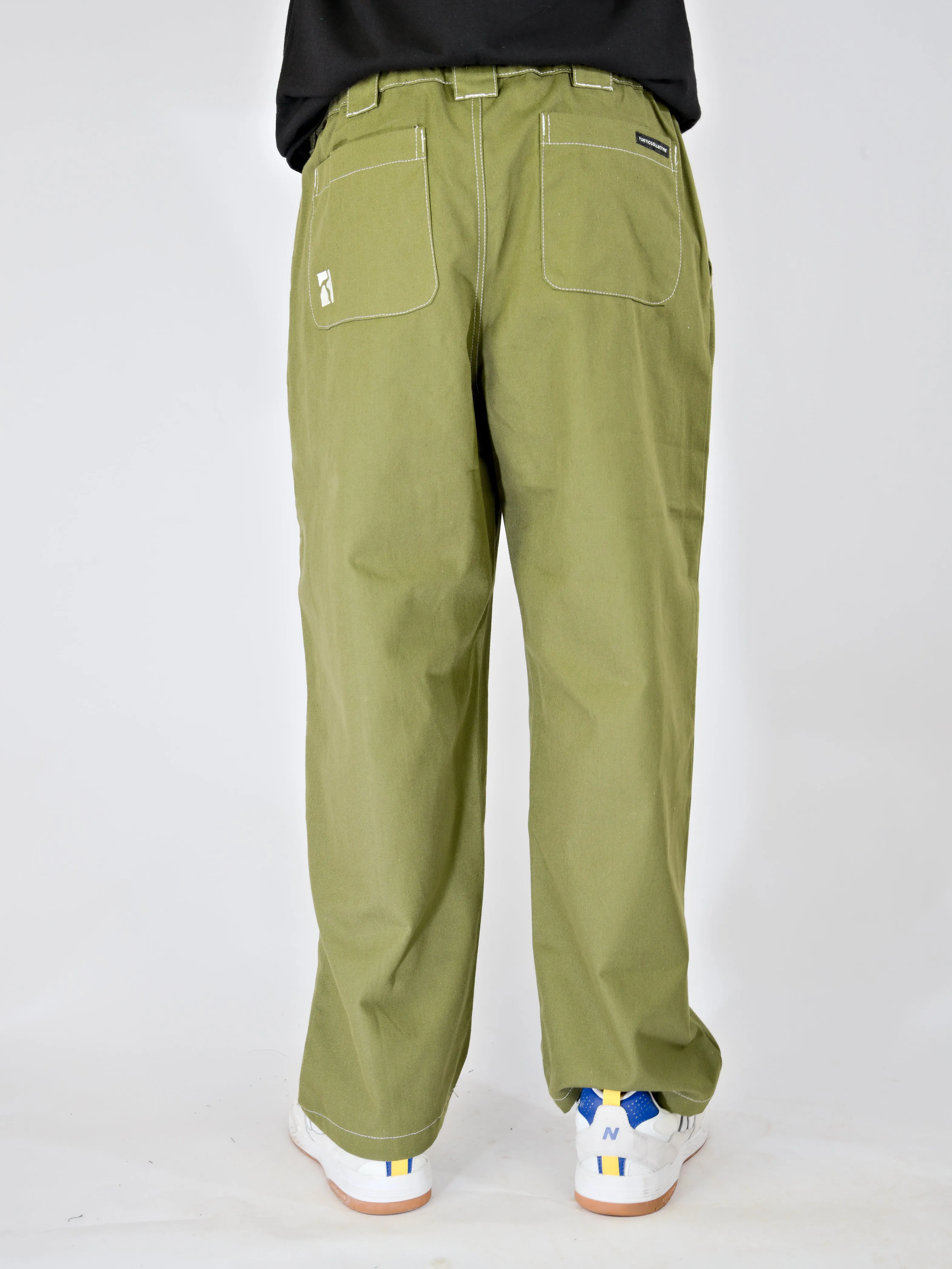 Poetic Collective - Sculptor Pants - Olive Canvas