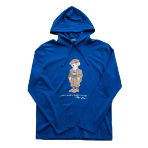 Polo Ralph Lauren Blue Polo Bear Jersey Hooded T-Shirt