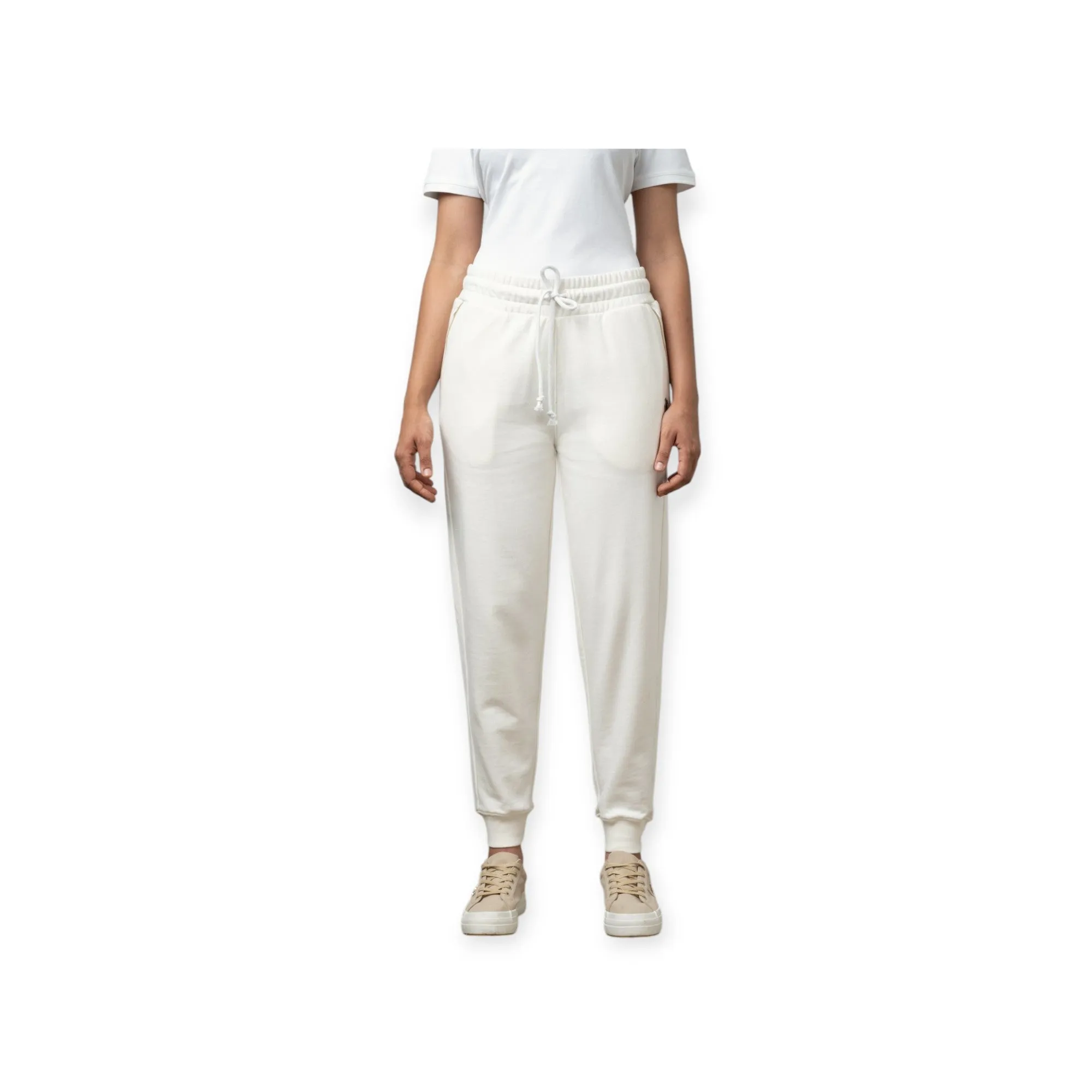 Polo Women Demi Track Jogger Off White