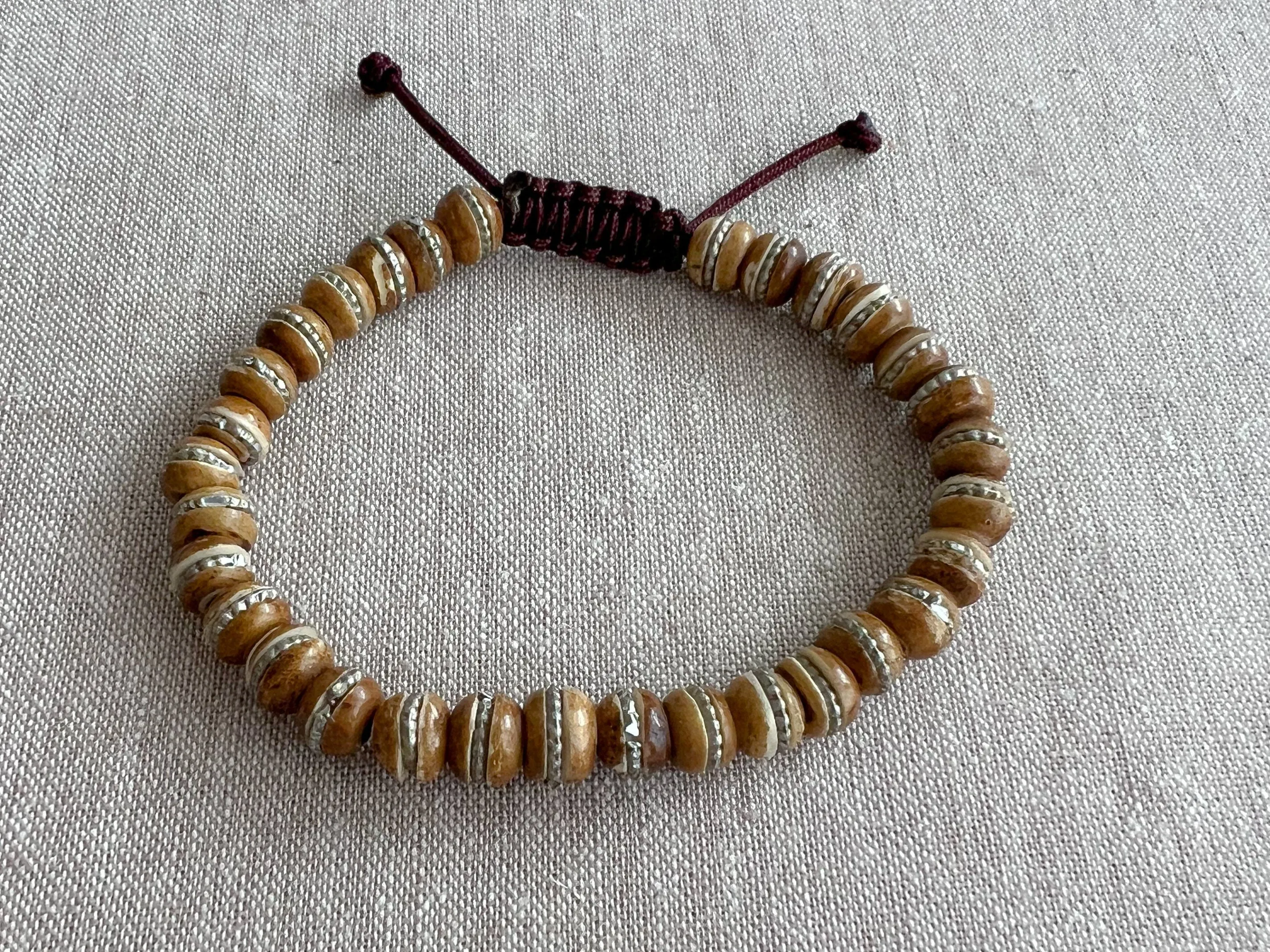 Prayer Bead Adjustable Bracelet