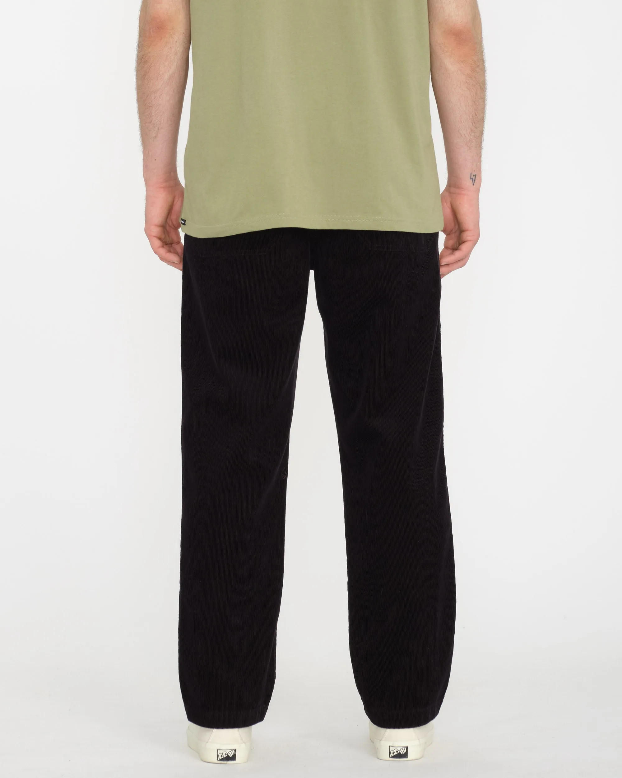 Psychstone Elasticated Waist Trousers - BLACK