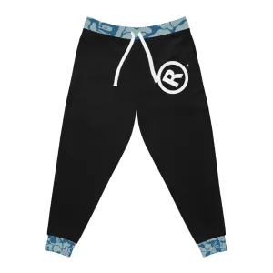 Raw Sushi "blue camo trim" Athletic Joggers