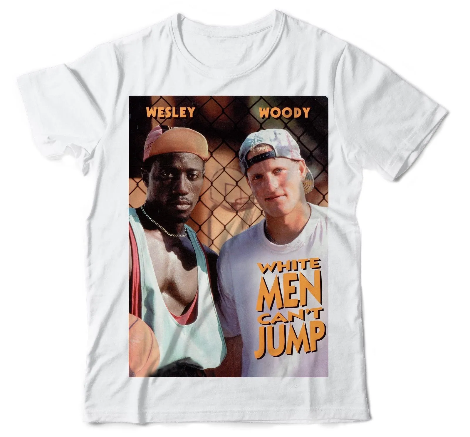 RETRO, WHITE MAN CAN'T JUMP MOVIE TEE.