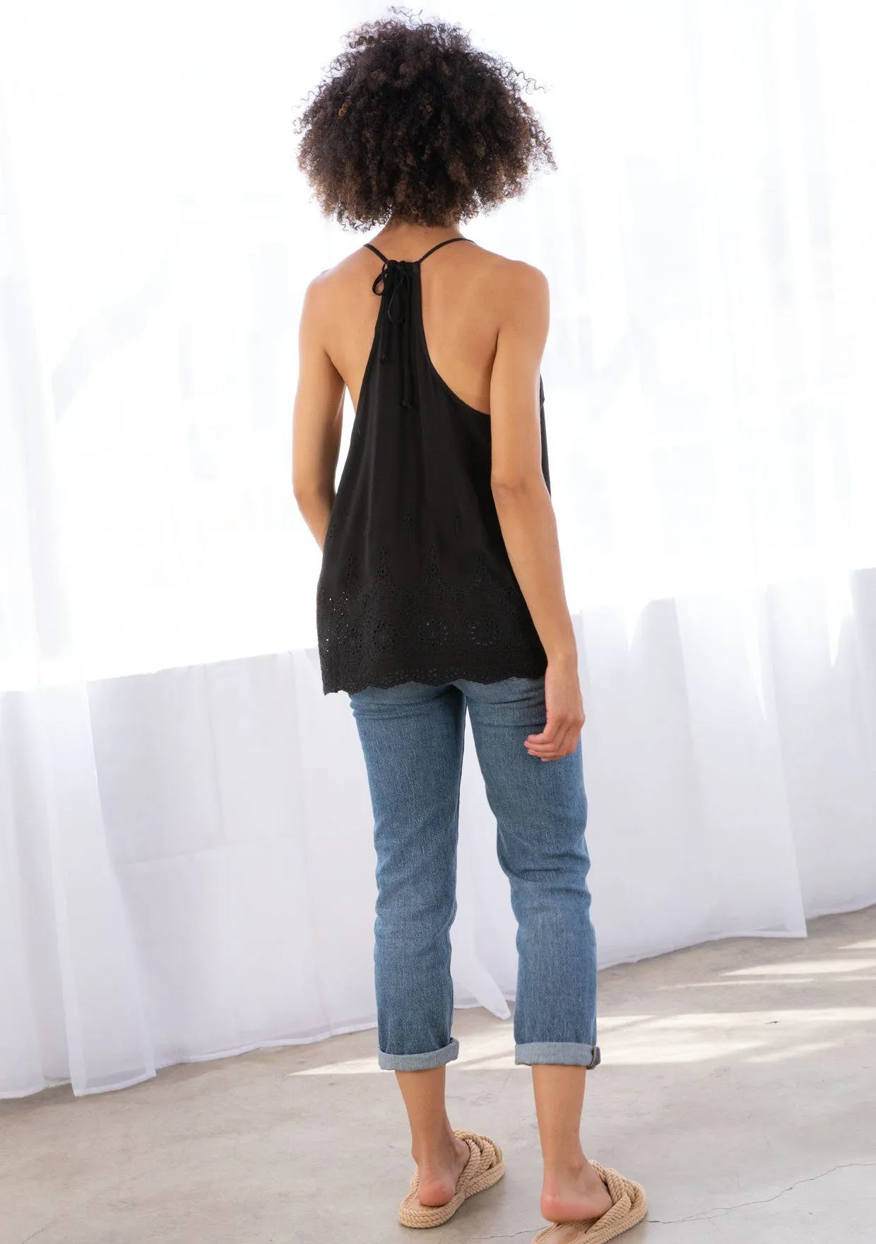 Roz Eyelet Tank