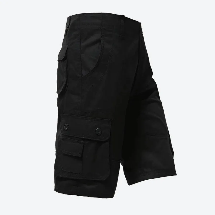 Rugged Multi-Pocket Military Cargo Shorts