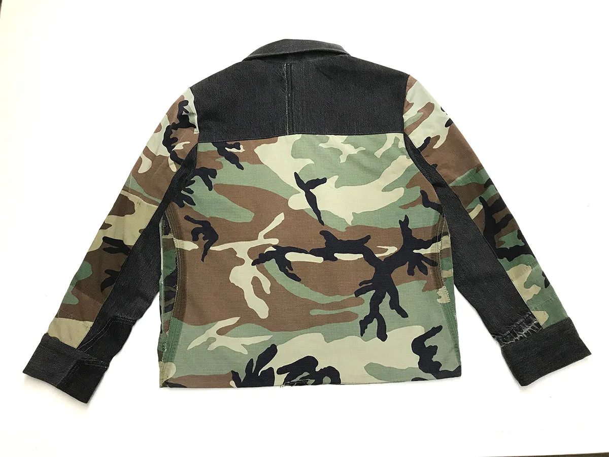 SE4-Camo Denim Jacket
