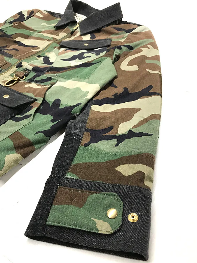 SE4-Camo Denim Jacket