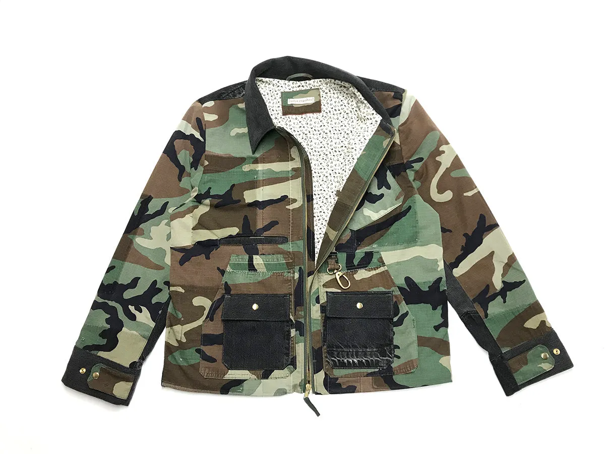 SE4-Camo Denim Jacket