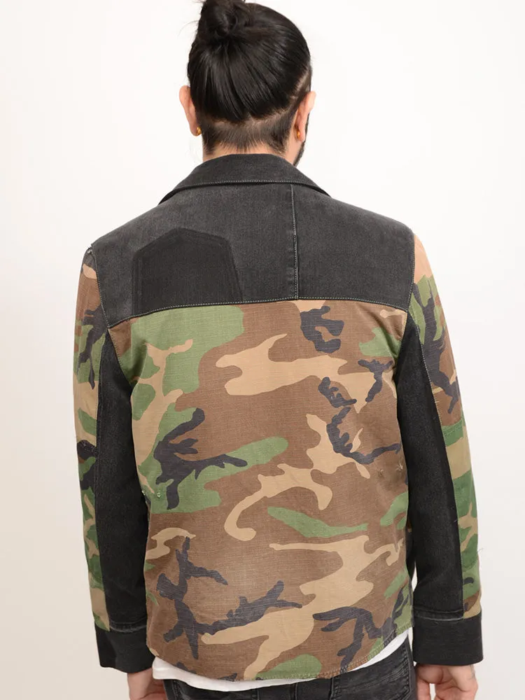 SE4-Camo Denim Jacket
