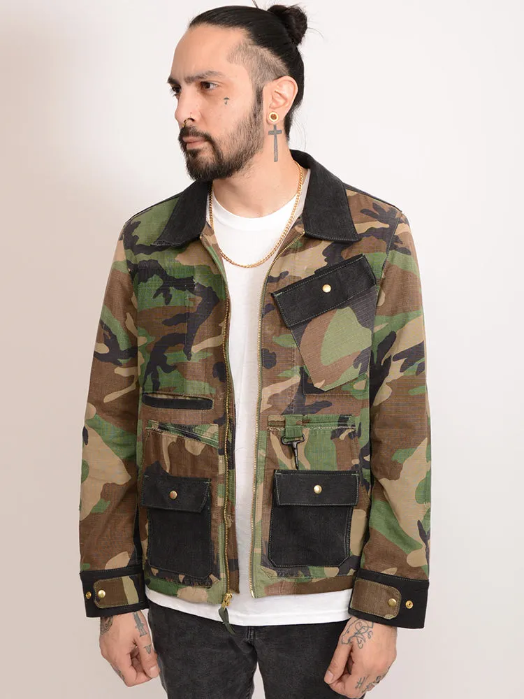 SE4-Camo Denim Jacket