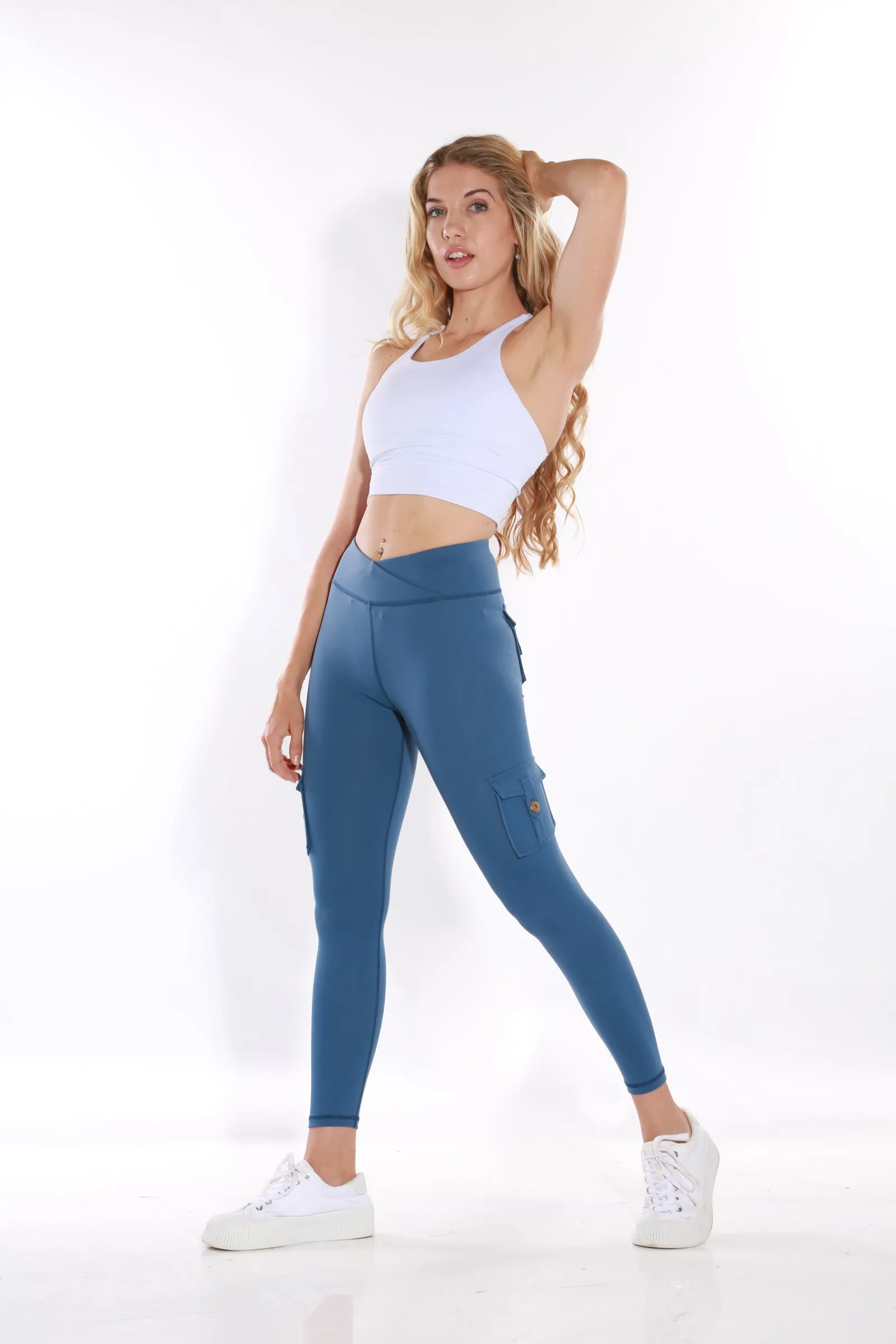 Shapewear TNG Cargo Leggings -  Blue