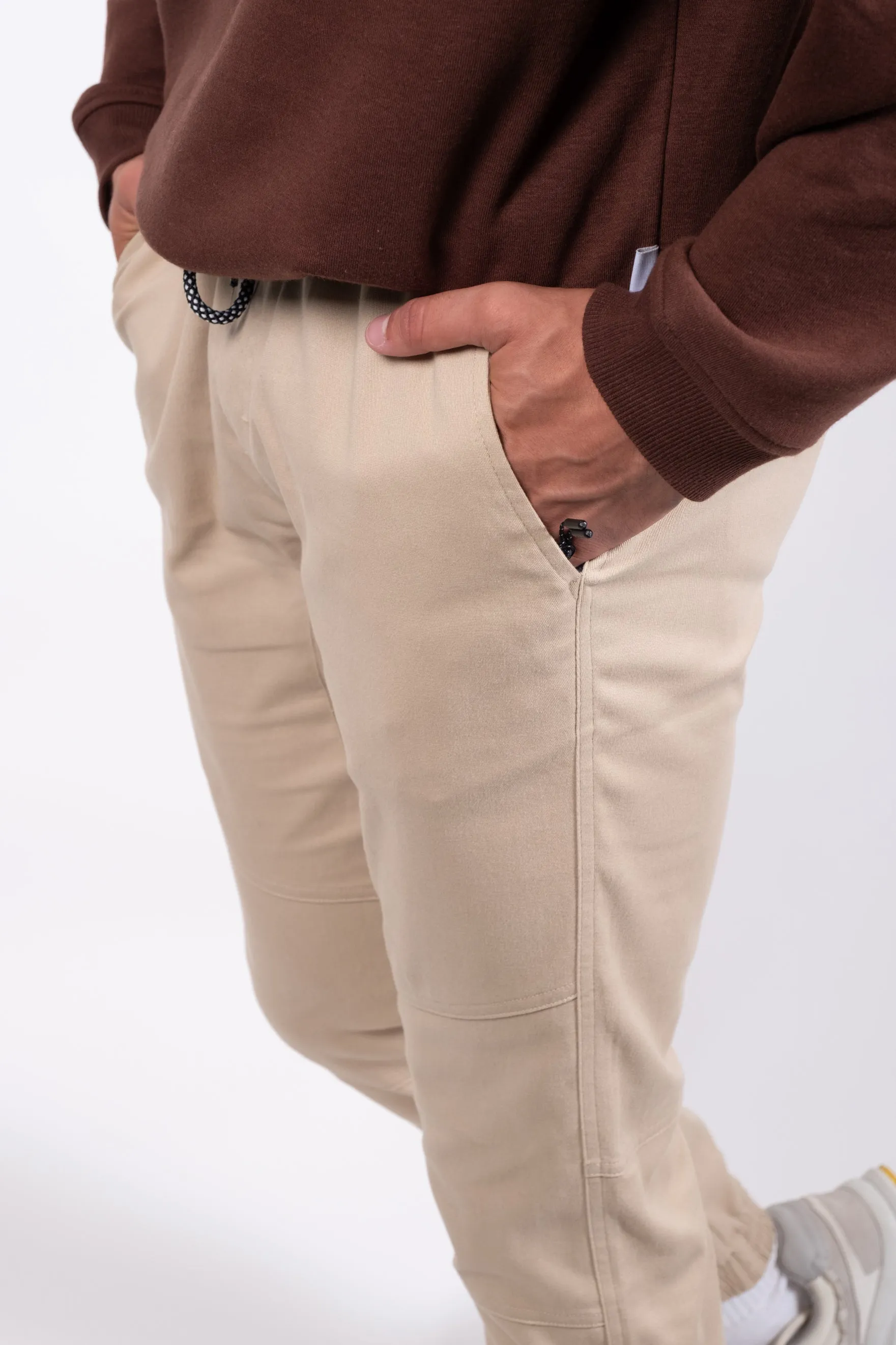 Side Pocket Zip Twill Jogger 2.0