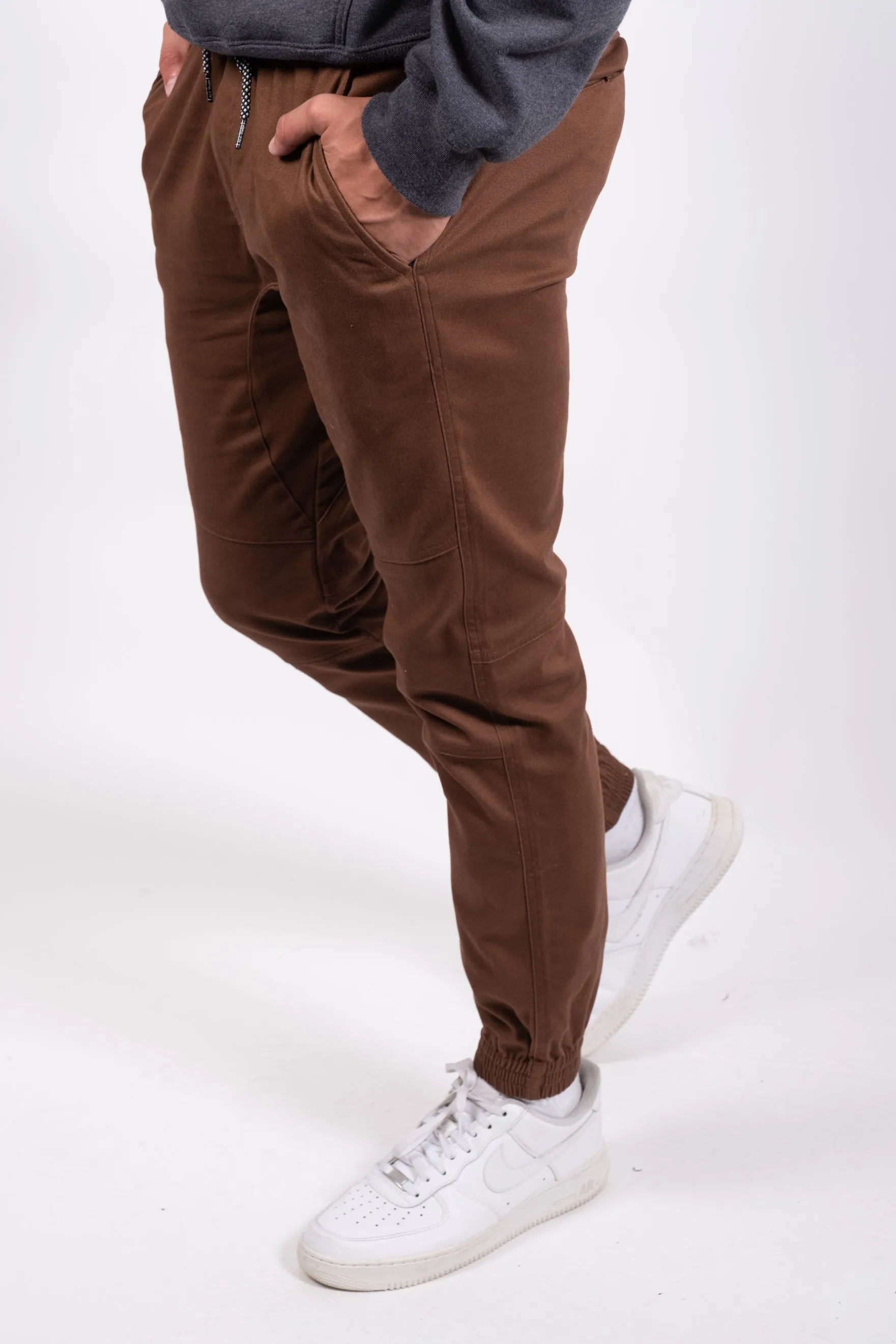 Side Pocket Zip Twill Jogger 2.0